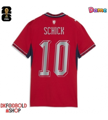 Tjekkiet Patrik Schick #10 Hjemmebanetrøje Dame VM 2026 Kort ærmer